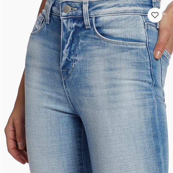 L’Agence high waisted baby bootcut light wash jeans - Picture 5 of 12